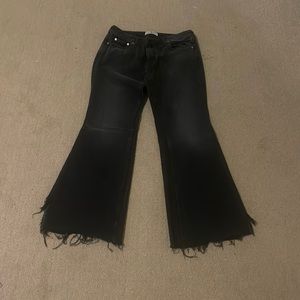 Black washed jeans